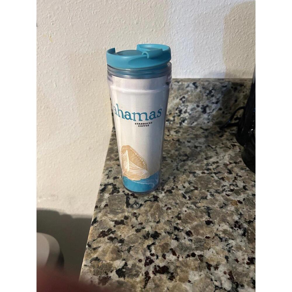 Starbucks tumbler BAHAMAS 12 oz coffee travel cup NEW global series